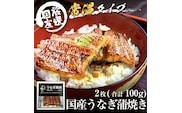 【メール便・常温タイプ】国産うなぎ蒲焼きカット2枚100ｇ(A1006-1)