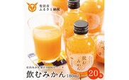 【早和果樹園】飲むみかん20本入（180ml）(A13-3)
