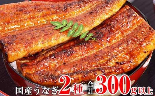超特大国産うなぎ１本＆蒲焼きカット(A217-1)