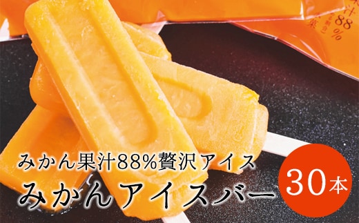 【早和果樹園】みかんアイスバー（氷菓）30本入（A495-3）