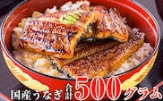 国産うなぎ蒲焼きカット500gセット (A448-1)