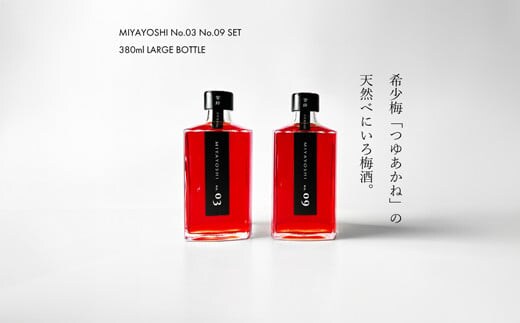 MIYAYOSHI BLACK LABEL No.03 No.09 large bottle 2P SET（A970-3）