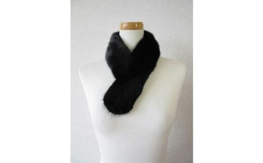 【0018】デンマーク産SAGAミンクチョーカー ブラック