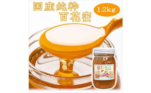 【0302-4】百花蜜 はちみつ 600g×2本セット