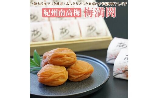 【和歌山県／紀州南高梅】紀州南高梅 梅満開15粒入り（塩分約6%）【0493-4】