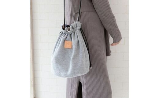 【0722-1】感動を生む吊り編みの技！天竺ニットリバーシブル巾着