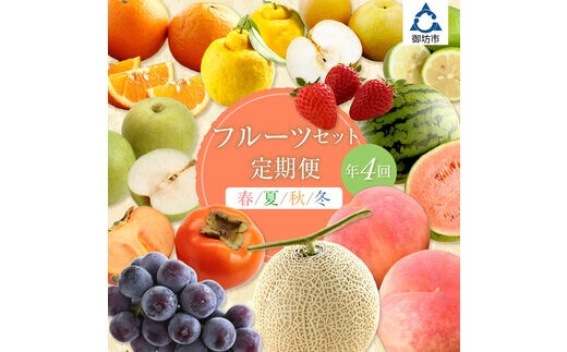 定期便 フルーツセット 年4回(春・夏・秋・冬)【8003-3】