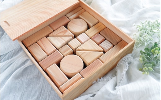 ふわまる積み木 杢美-Mokuharu- おしゃれ 木製 木 杉 プレゼント ギフト【mkh010】