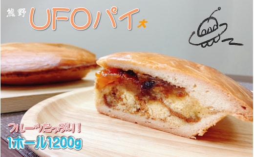 フルーツたっぷり 南海堂のUFOパイ 大 / パイ ケーキ カステラ【nkd003B】