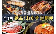 【全4回】家族みんなで楽しめる＼たっぷり容量ならコレ／絶品おかず定期便（さば・鰻・サケ・海鮮丼）【tkb305】