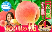 【2027年先行予約】和歌山県産紀の里の桃 約4kg 《2027年6月中旬-8月中旬頃出荷》10-15玉入り 旬の桃を厳選 あかつき 桃 もも モモ 果物 フルーツ 白鳳 日川白鳳 八旗白鳳 清水白桃 川中島白桃 つきあかり なつおとめ---wfn_cwlocal253_6c8c_26_24000_4kg---