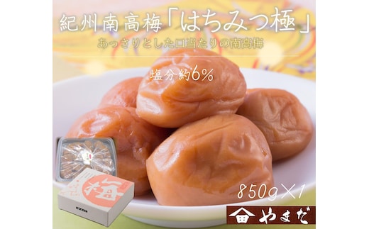 【定期便・3ヵ月毎 全3回】紀州南高梅 はちみつ極 850g ［YM10］