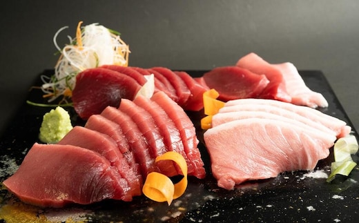 プレミア和歌山認証品 本マグロ（養殖）トロ＆赤身セット 1.35kg［KS13］