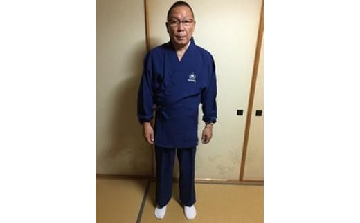 作務衣（春・夏・秋用）【ネイビー・Sサイズ】