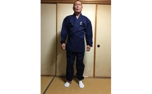 作務衣（冬用）【ネイビー・Sサイズ】