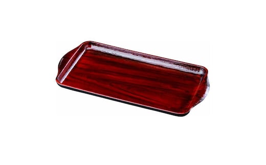 木彫コーヒートレー PC 39cm 黒潮両面杢【YG17】