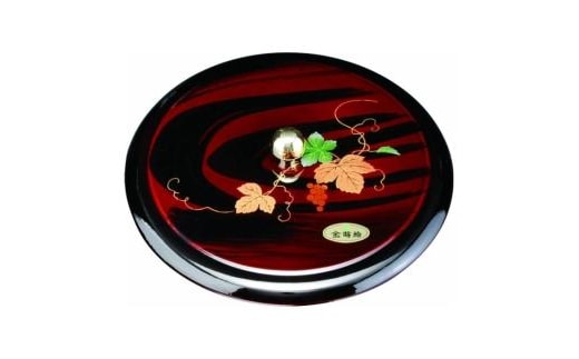 菓子器 6.0寸 杢目ツタ【YG91】