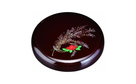 6.0寸 菓子器 溜 雪小町【YG95】