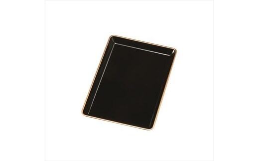 11.0 切手盆 金渕付 ［YG532］