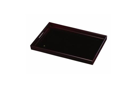 紀州塗り 木製長手盆 48cm 溜 匠【YG408】