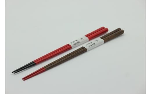 日展作家 紀州漆器伝統工芸士 林克彦作 夫婦箸 さくら（手塗りうるし）【NT6】