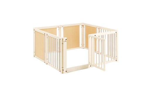 ペット用木製サークル『ペットサークル F 60 XL（ホワイト色）』【KR6】