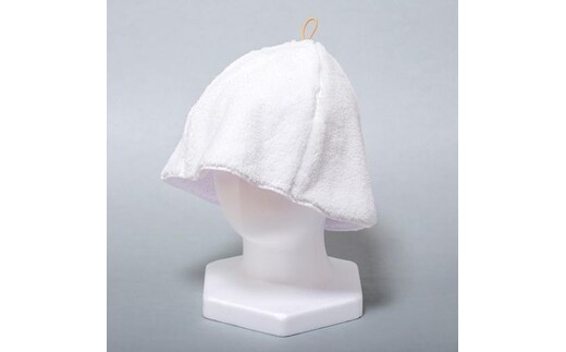 思わず頬ずりしたくなるサウナハット ホワイト