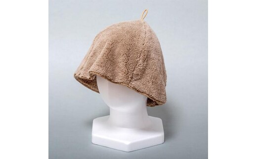 思わず頬ずりしたくなるサウナハット ライトブラウン