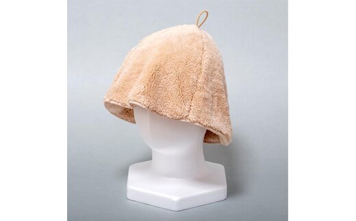 思わず頬ずりしたくなるサウナハット ベージュ