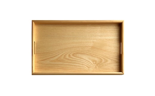 約60cm 木製 長手盆 お盆［白木］ 紀州漆器 二尺 大きな 大きい トレー 旅館 ホテル 業務用 ビッグサイズ 和歌山 国産 ふるさと 日本製［YS4］