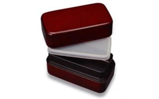 漆器弁当箱 ななこ塗 長角入子 特大［紀州漆器］［YS17］