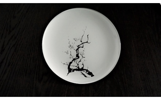 フラットプレートM（墨桜純白） ［NF200］