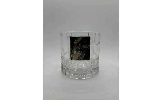 ウィスキーグラス 古代 (金箔) 漆黒 【NF3】