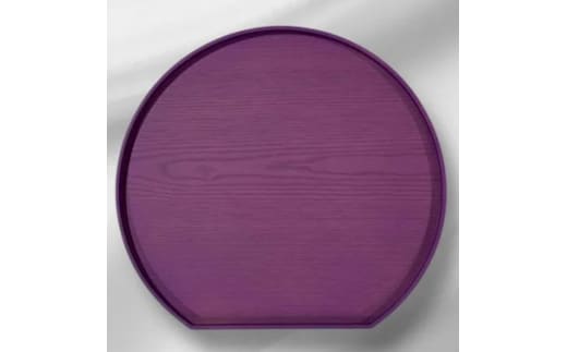 半月トレイ 紫色［NF75］