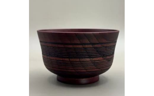 線面汁椀 朱［NF93］