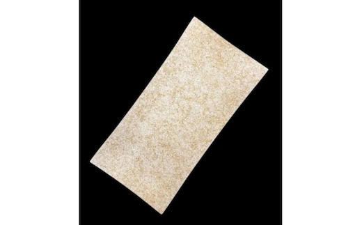 波レクタングルプレート 乱糸（マット仕上げ）純白［NF103］