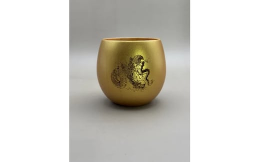 コーヒーカップ 金龍・銀龍 2個セット（桐箱入り）［NF116］