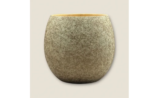 木製 エッグカップ 乱糸マット仕上げ 漆白［NF122］