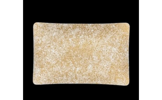 角小皿 乱糸(マット仕上げ) 純白 ［NF140］