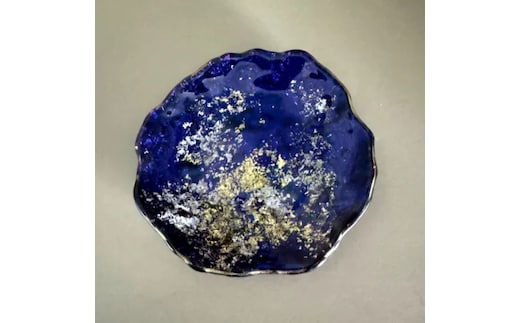 豆皿 口金ロック マジョブルー ［NF166］