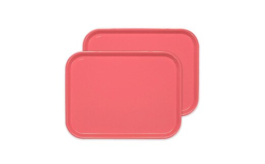 カラフルピノトレー L 39cm ピンク 2枚組 タツクラフト 【Tk56】