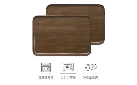 【オーク 2枚組】SR トレー L 39cm ウッド タツクラフト 【Tk233】