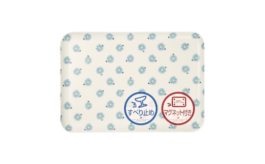 TATSU-CRAFT マグネットトレー M 33cm マーガレット すべり止め付き ［Tk1078］