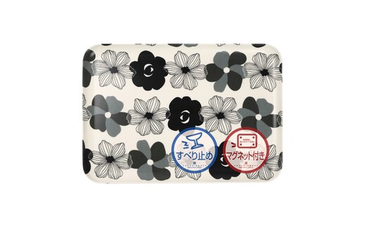 TATSU-CRAFT マグネットトレー M 33cm フラワーボーダー すべり止め付き ［Tk1079］