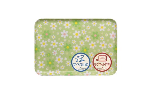 TATSU-CRAFT マグネットトレー M 33cm マーチ GR グリーン すべり止め付き ［Tk1092］