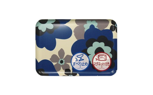 TATSU-CRAFT マグネットトレー L 39cm フフラ RB ロイヤルブルー すべり止め付き ［Tk1120］