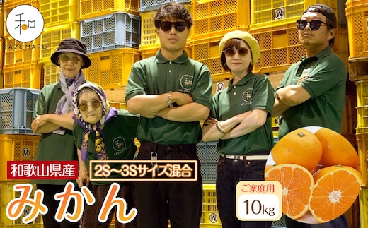 家庭用 森本農園の手選別 小粒みかん 約10kg 和歌山県産 2S・3Sサイズ混合 ［北海道・沖縄・離島配送不可］［2025年11月上旬から順次発送］［RN63］