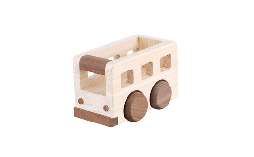 国産檜 おもちゃ IKONIH／アイコニー オルゴールバス