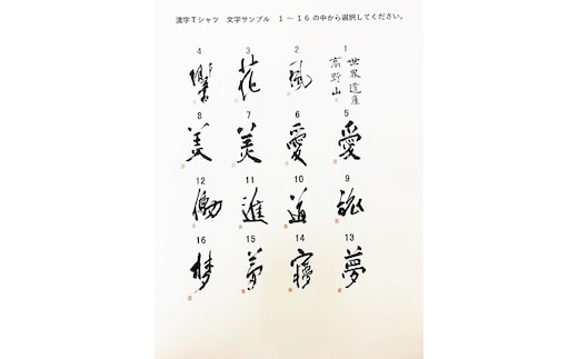 文化功労者 尾崎邑鵬 揮毫 漢字Tシャツ XLサイズ（16.梦）