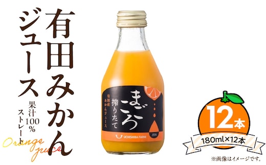 ZE6463_有田みかんジュース100％ 180ml×12本